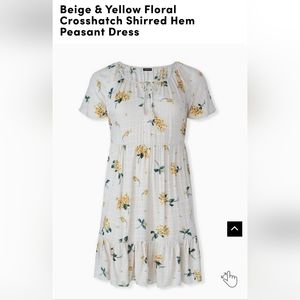 Torrid Peasant Dress